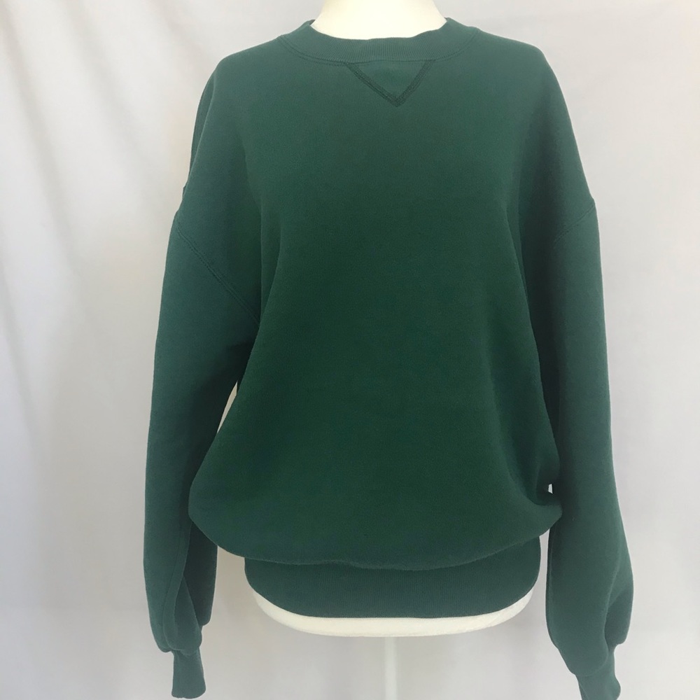 Russell brand green sweatshirt
